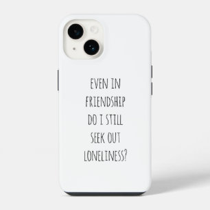 Even In Friendship iPhone Case