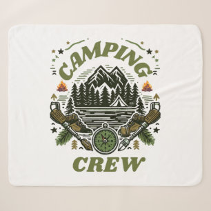Even My Coffee Is Stronger Than Army Sherpa Blanket