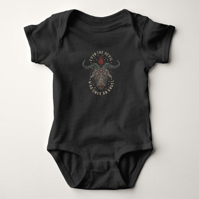 Even The Devil Was Once an Angel Baby Bodysuit (Front)