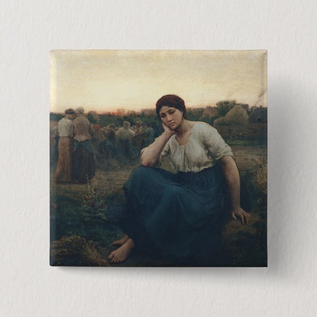 Evening, 1860 15 cm square badge (Front)
