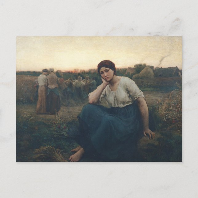 Evening, 1860 postcard (Front)