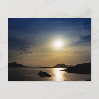 Evening at Cape Sounion, Greece Postcard