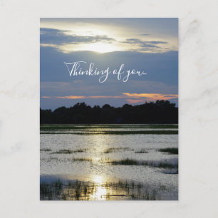 Evening At Folly River Thinking Of You Postcard