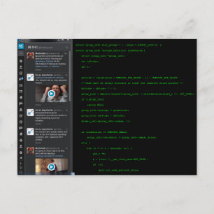 Evening at Home with the EHC Postcard