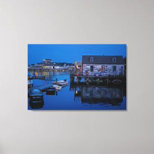 Evening at Scituate Canvas Print