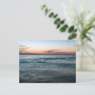Evening at sea postcard