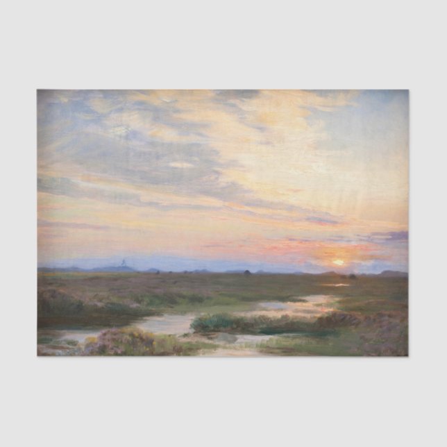 Evening at Skagen by P.S. Krøyer, Art  Tissue Paper (Front)