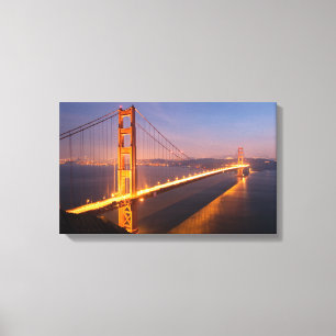 Evening at the Golden Gate Bridge Canvas Print