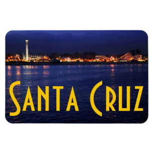Evening at the Santa Cruz Boardwalk Magnet