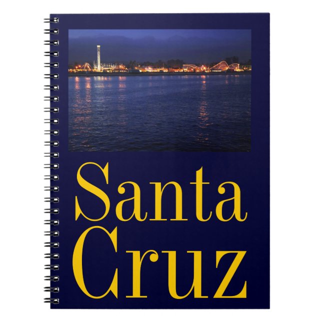 Evening at the Santa Cruz Boardwalk Notebook (Front)