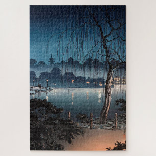 Evening at Ueno Park by Tsuchiya Koitsu Jigsaw Puzzle