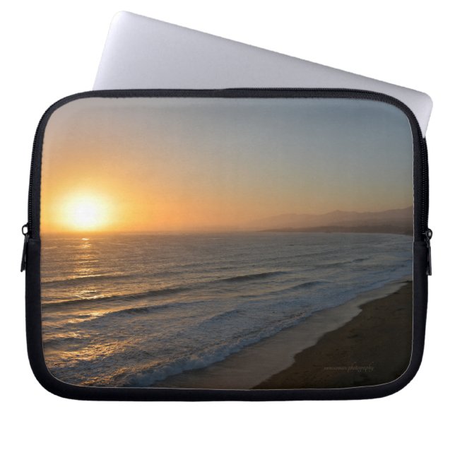 Evening Beach Laptop Sleeve (Front)