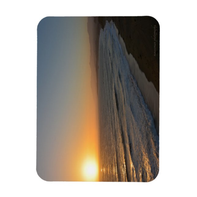 Evening Beach Magnet (Vertical)