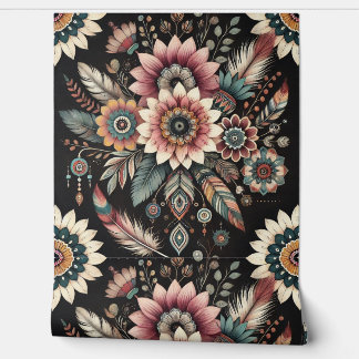 Evening Boho Blooms Wallpaper