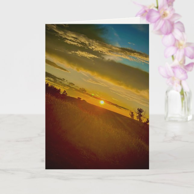 Evening Break Card (Orchid)
