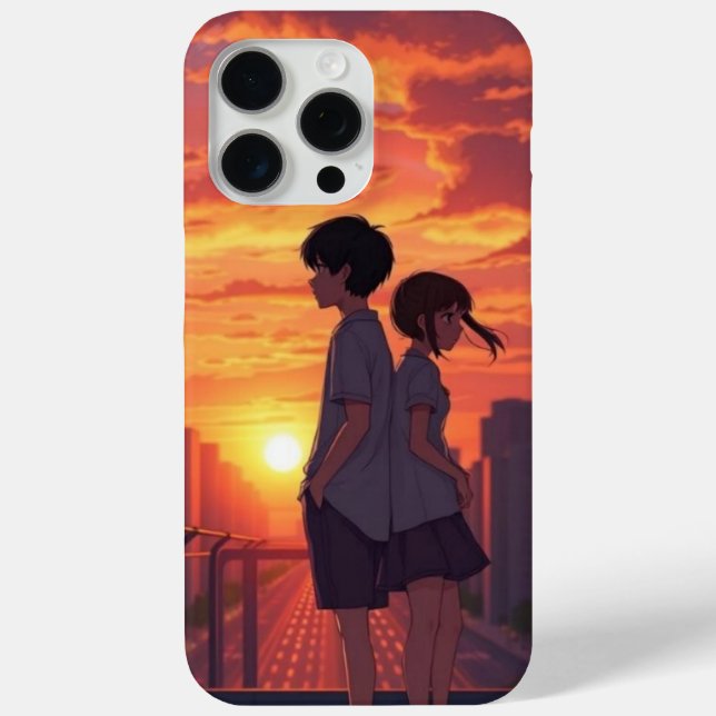 Evening breeze memories anime iphone case (Back)