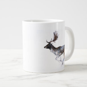 Evening Buck Large Coffee Mug