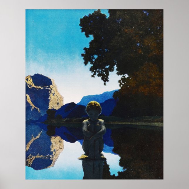 Evening, by Maxfield Parrish Poster (Front)