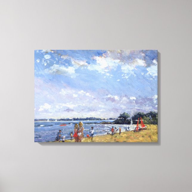 Evening Carnac Canvas Print (Front)