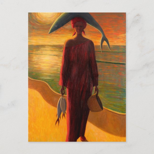 Evening Catch Postcard (Front)