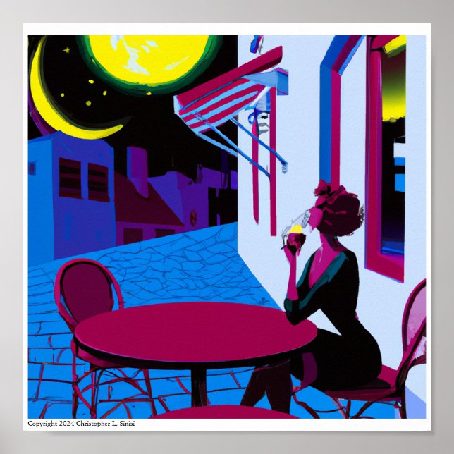 Evening Celebration Wine Tasting in Bari, Italy Poster (Front)