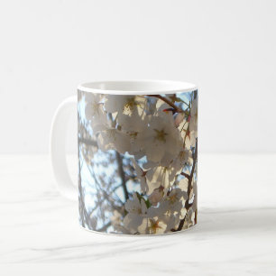 Evening Cherry Blossoms I Spring Floral Coffee Mug