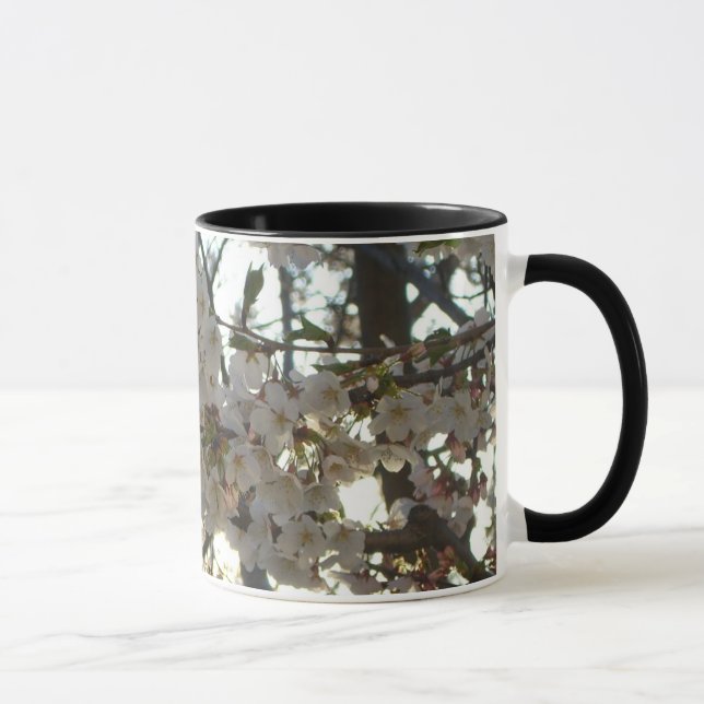Evening Cherry Blossoms II Spring Sunset Mug (Right)