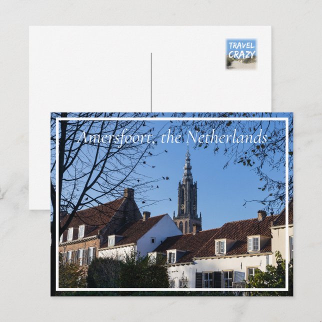 Evening Cityscape, Amersfoort, the Netherlands Postcard (Front/Back)