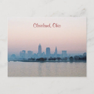 Evening Cleveland Postcard