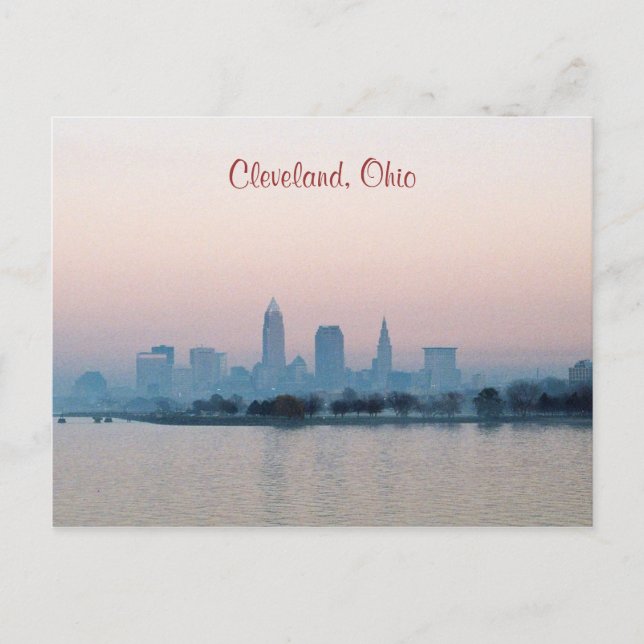 Evening Cleveland Postcard (Front)