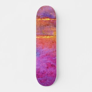 Evening Emotion Expressive Abstract Skateboard