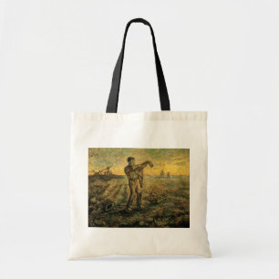 Evening - End of the Day by Vincent van Gogh Tote Bag