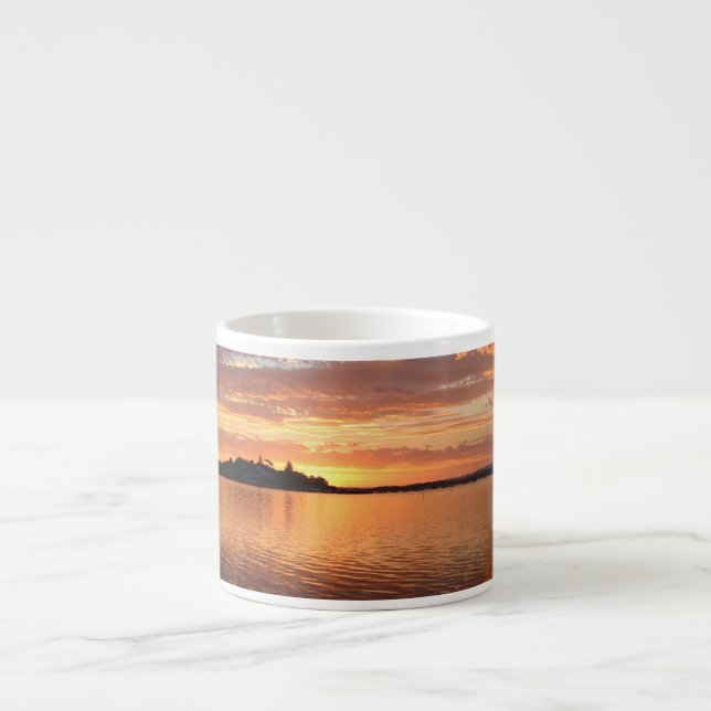 Evening Fades into Sundown Espresso Cup (Front)