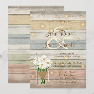 Evening Firefly Wedding Design Invitation