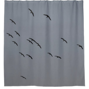 Evening Flight Shower Curtain