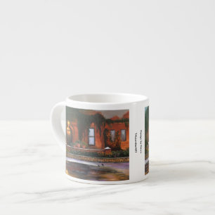"Evening Flowers" espresso mug