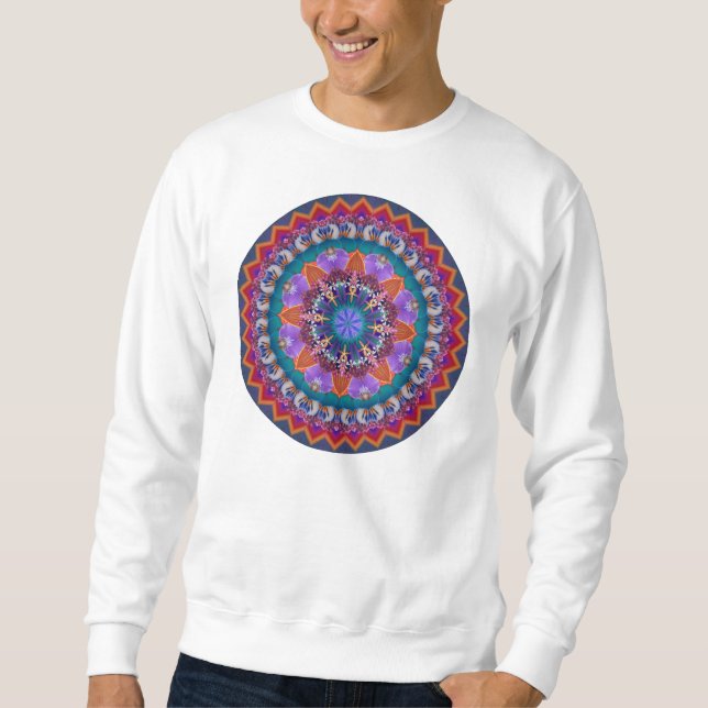 Evening Focus Mandala 22015 Sweatshirt (Front)