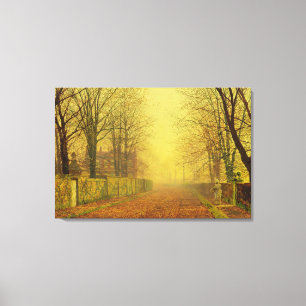 Evening Glow, c.1884 (oil on canvas) Canvas Print