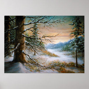 Evening Glow Poster
