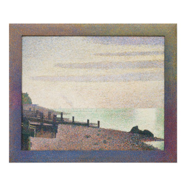 Evening Honfleur by Georges Seurat Photo Print (Front)