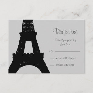 Evening in Paris RSVP Card