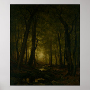 Evening In The Woods (1876) Poster