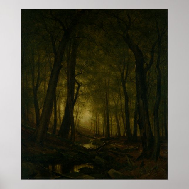 Evening In The Woods (1876) Poster (Front)
