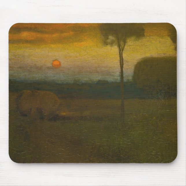 Evening Landscape by George Inness (1889) Mouse Mat (Front)