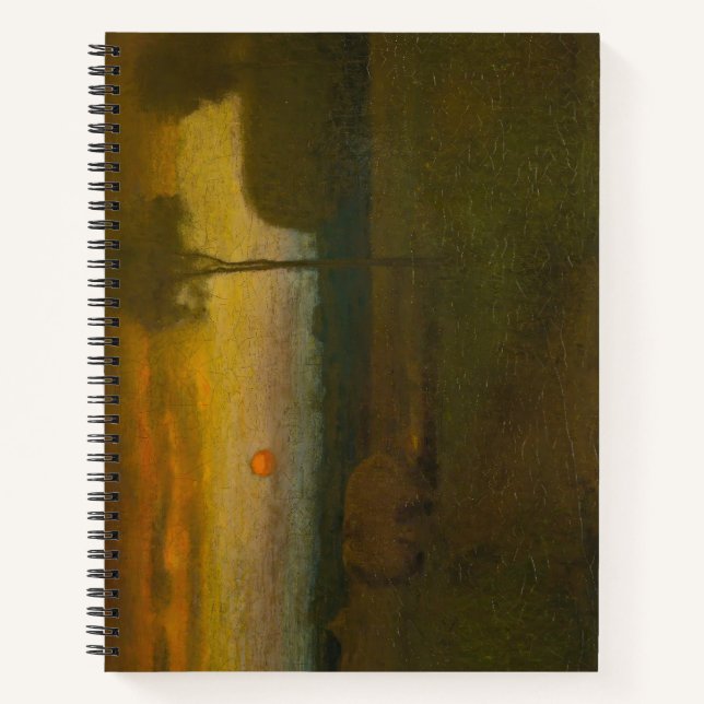 Evening Landscape by George Inness (1889) Notebook (Front)