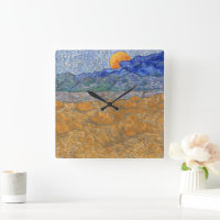 Evening Landscape with Rising Moon by Van Gogh