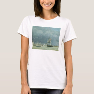 Evening, Le Havre, 1866 (oil on canvas) T-Shirt