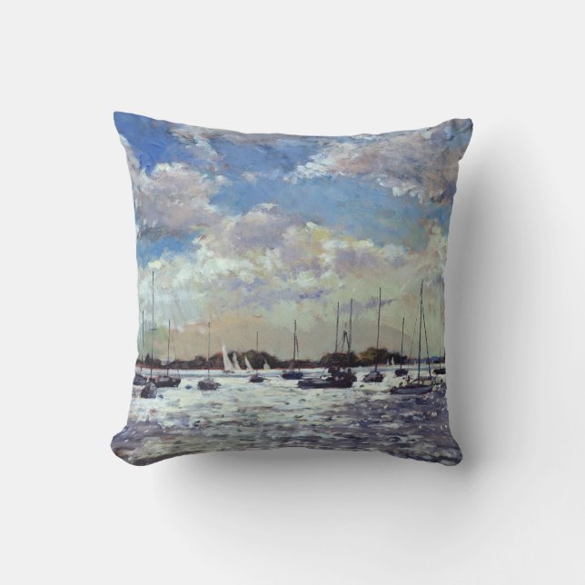 Evening Light Gulf of Morbihan 2002 Cushion (Front)