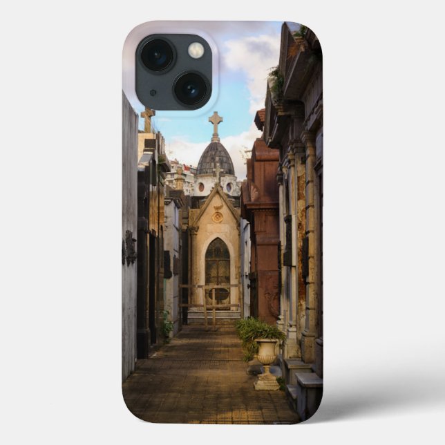 Evening Light In Recoleta Cemetery Case-Mate iPhone Case (Back)