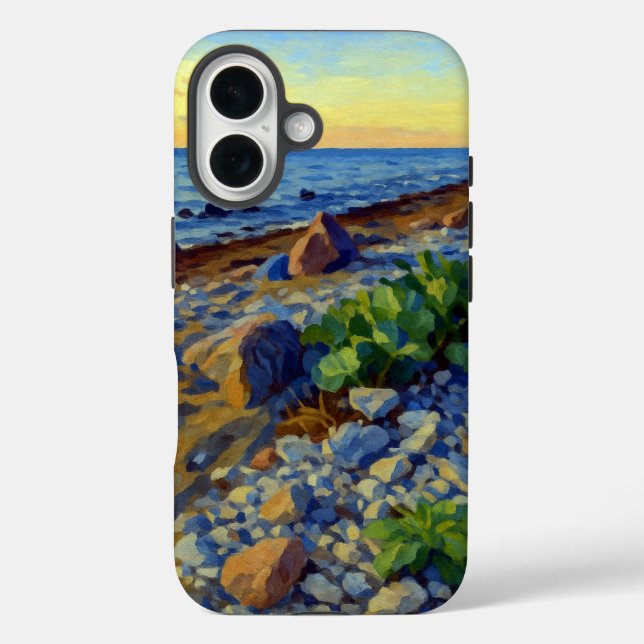 Evening light on the coast of Vormsi Case-Mate iPhone Case (Back)